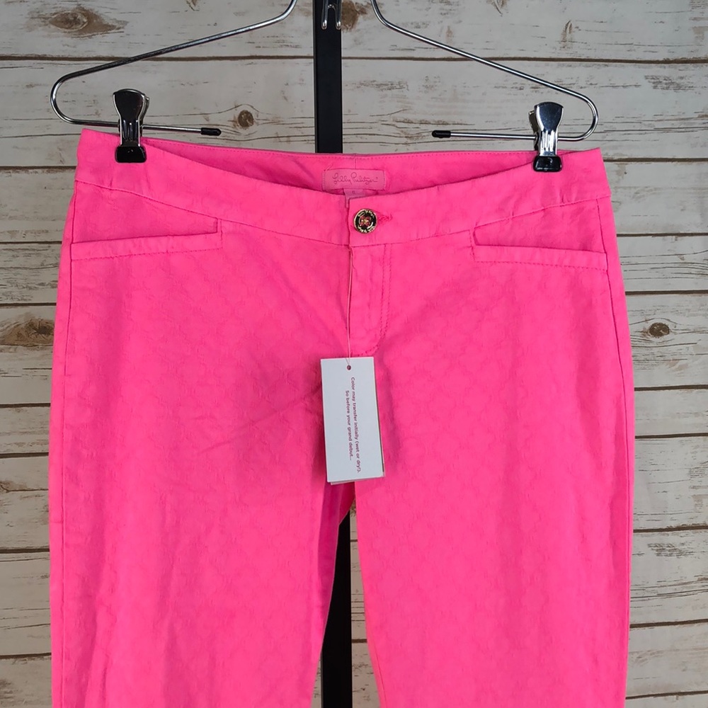 Lilly Pulitzer Textured Kelly Skinny Ankle Pant - Picture 3 of 7